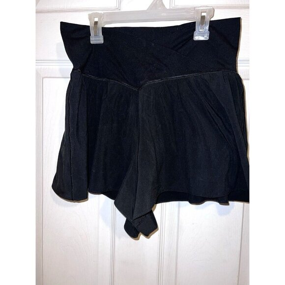 OFFLINE By Aerie Real Me Crossover Black Tennis Skort Flowy Sz L - Picture 3 of 12